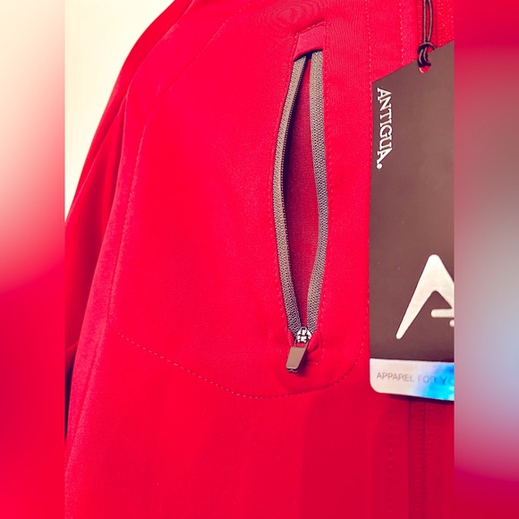 ANTIGUA GOLF Women’s Generation Jacket in Cardinal Red/Carbon, size 2X, NWT - Picture 7 of 10